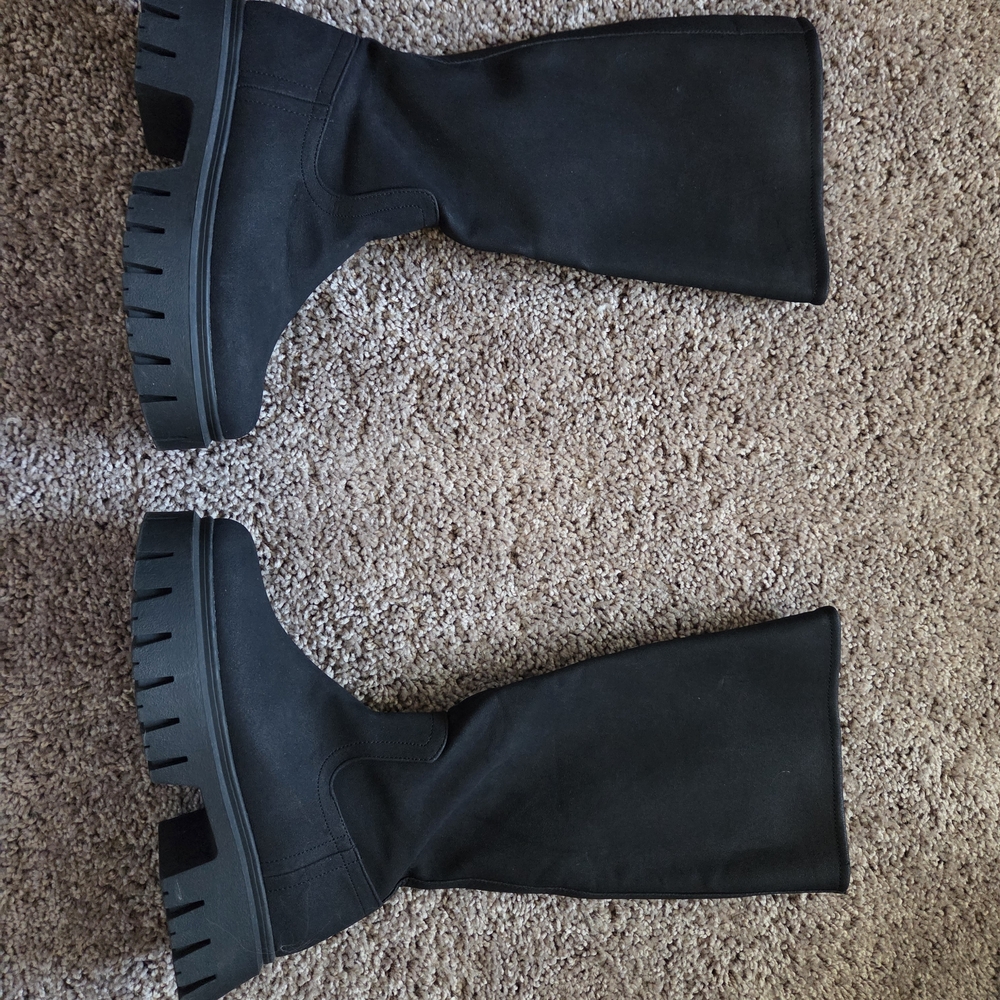 Asos Chunky Knee High Boots